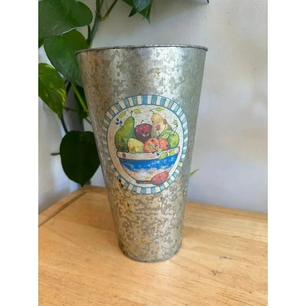 Create a Craft Galvanized Vase decor